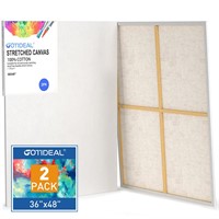GOTIDEAL Stretched Canvases for Painting, 36x48" I