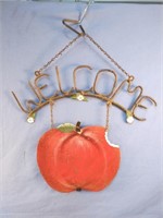 Metal Welcome sign 17.5 x 16