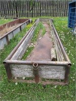Wood Silage Feeder c/w Pipe Frame on Transport