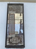 EARLY CREAM CRUST BREAD ADVERTISING THERMOMETER