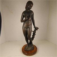 Bronze nude Signed Edwin Grienquer