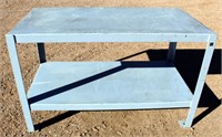 Meco Steel Shop Table
