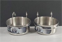 Mlcini Stainless Steel Pet Bowl Set Water and