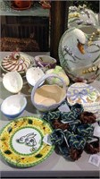 Group lot of Easter China , Swan & floral flower