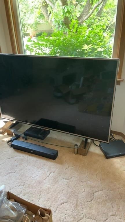 LG 65 inch TV with Bose speaker and several other