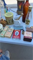 Large lot of drug store and vintage bottles