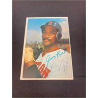 Jim Rice Signed Red Sox Topps Oversized Card