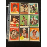 (54) 1950's-60's Baseball Cards