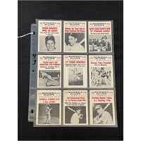 (27) 1961 Nu Card Scoops Baseball Cards