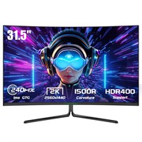 32 Inch Curved Gaming Monitor, 2560x1440 240Hz 2K