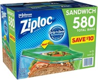 G) Ziploc Easy Open Tabs Sandwich Bags 580, 145