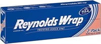 G) Reynolds Wrap Aluminum Foil, 500 sq ft,2 Count