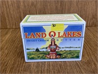 Vintage Land-O-Lakes Tin/Recipe Box