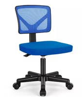 Mesh Back Adjustable Armless Office Chair