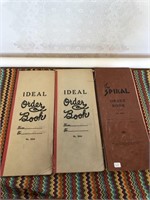 Cool Old Order Receipt Books from the 1930's