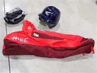 Baseball Wilson Glove / Nike Bag / Cyclone Helmet