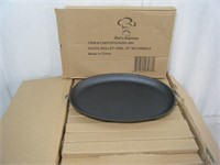 Set of 12 new 10" cast iron Fajita sizzler Skillet