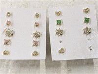 8 SETS OF MARKED 925 EARRINGS