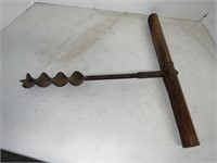 Vintage wood drill