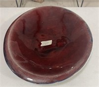 Purple Decorative Plate