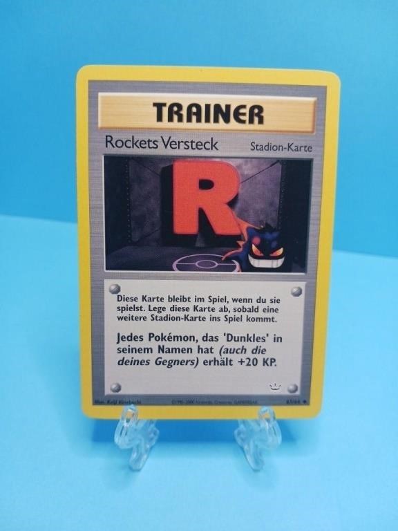 OF) Pokémon vintage Trainer Rockets Versteck