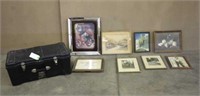 (8) Vintage Pictures & Trunk