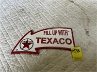 Texaco Cast Iron Sign