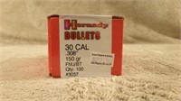 Hornady 30 Cal Bullets .308