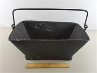 Vintage Metal Coal Bucket 18 & 1/2" L