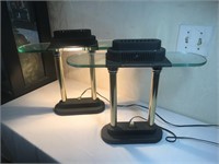 Pair of Adjustable Brightness Desk Lamps