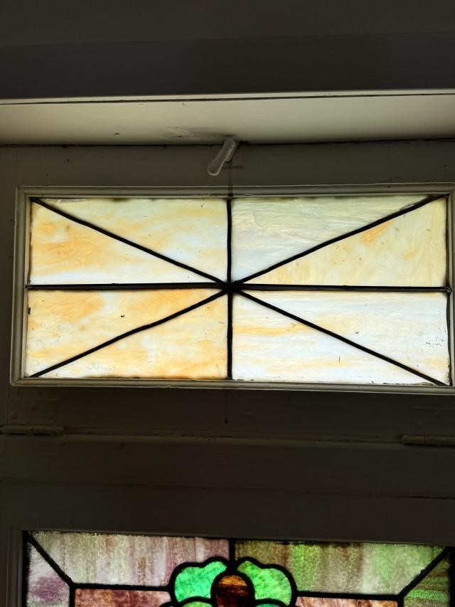 Stained Glass Transom Window 25x14