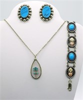 Southwest Bracelet, Earrings & Necklace