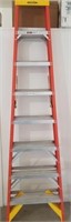 Werner Fiberglass Ladder, 8'