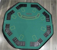 New Folding Poker Board with Carrying Case