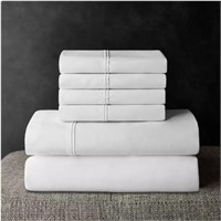 Sz Q 6PCS Members Mark 700-Thread-Count Sheet Set