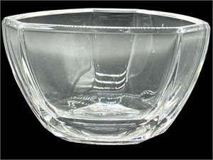 TIFFANY & CO CRYSTAL GLASS BOWL 6"
