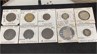 (10) World / Foreign Coins including 1910 US V