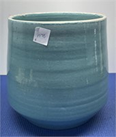 Teal Color Flower Pot 9” h x 8” w