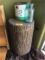 Log Cooler & Jar & Tin