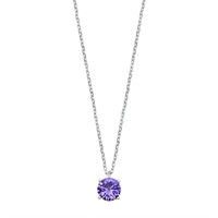 Round Cut 1.33ct Amethyst Necklace