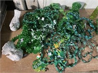 Lot of st Patrick day lights and decorations