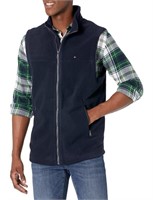 Tommy Hilfiger Men's Polar Fleece Vest, navy,