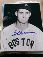 8X10 PHOTO "NO CERT" -TED WILLIAMS
