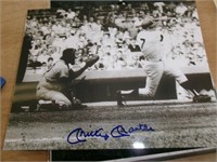 8X10 PHOTO "NO CERT" -MICKEY MANTLE