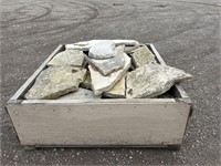 Crate of flagstone