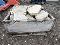 Crate of flagstone
