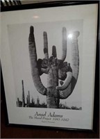 Ansel Adams print framed, The Mural Project 1941