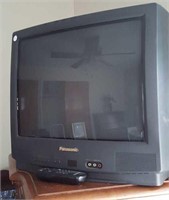 Panasonic television with remote
