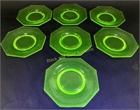 (7) VTG Vaseline/Uranium Glass Plates
