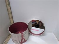 Hat Box with Mirror